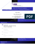 IN7581 - Taller de Advanced Analytics: Clase 6 - Modelación, Evaluación y Visualización de Resultados I