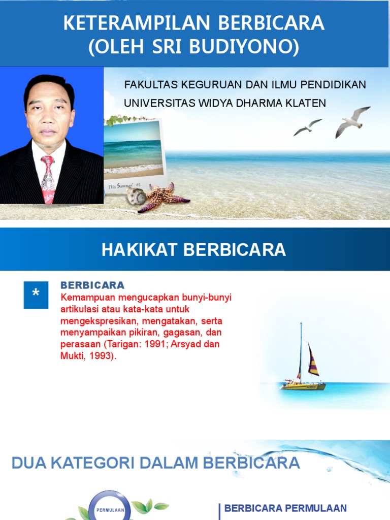 Keterampilan Berbicara Pdf