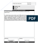 Date Submitted: Course / Section: Activity Title: Realization, Insight and Learnings