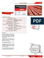 Acionador Manual Endereçável: Folheto Técnico