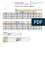 Horarios Linea 14