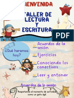 Bienvenida Taller de Lectura y Escritura