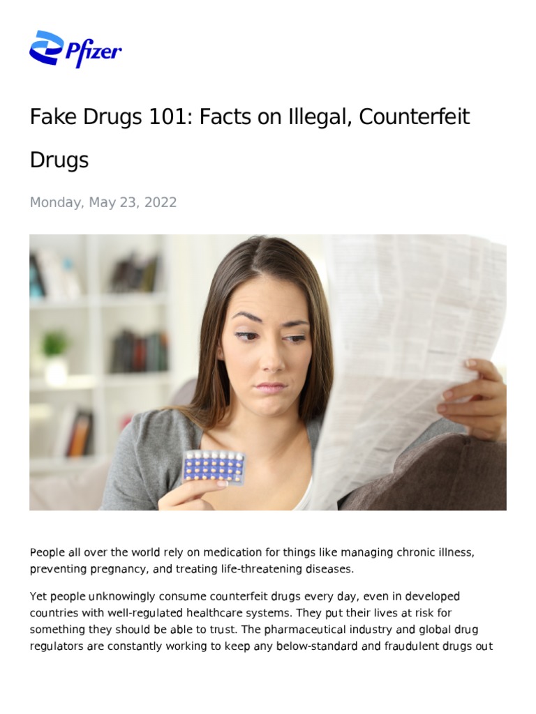 Fake Drugs 101 Facts On Illegal Counterfeit Drugs | PDF | Fentanyl | Drugs