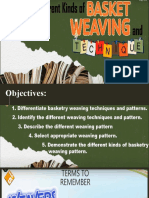Different kinds of Basketry Weaving and Techniques