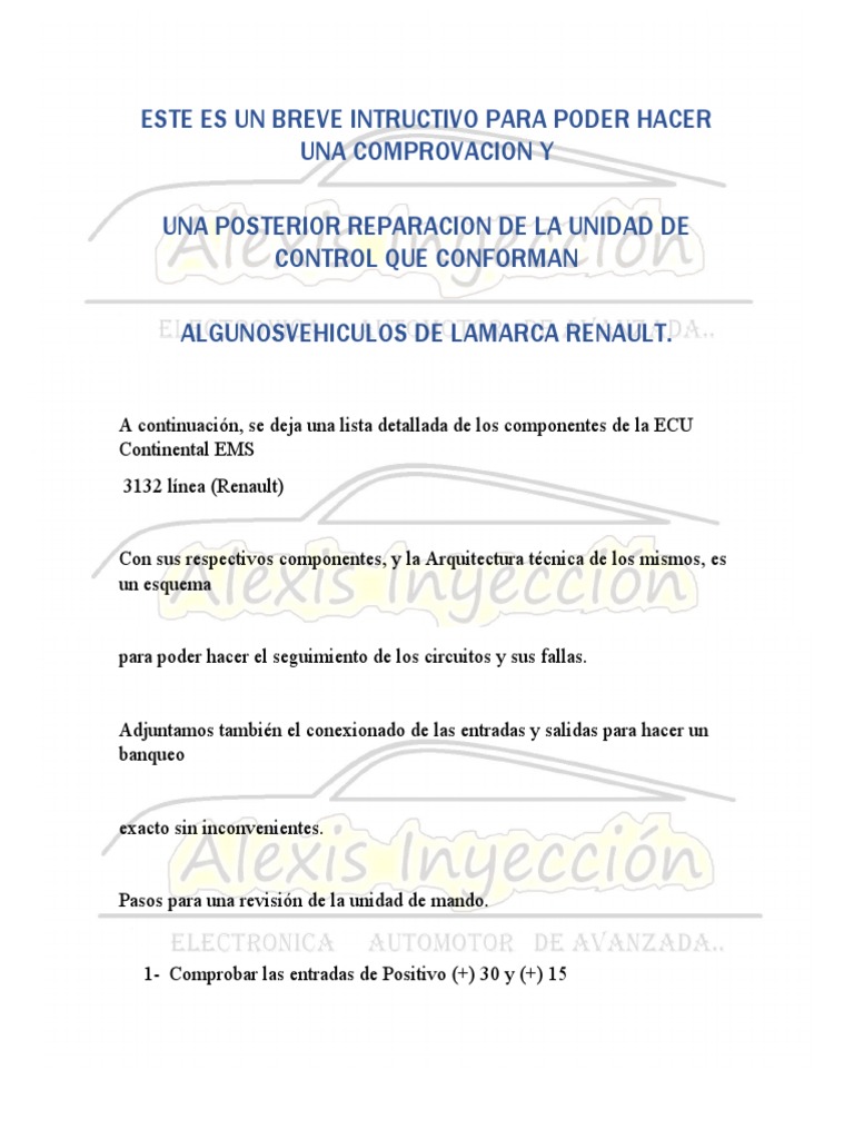 Datos EMS 3132 | PDF