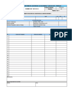 Sistema de Gestion de La Seguridad Y Salud en El Trabajo Formato #Sst-Fr-14 Fecha Creacion: Pagina 1 de 1