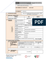 1 Fecha de Emisión Del Documento 2 Dependencia Usuaria 3