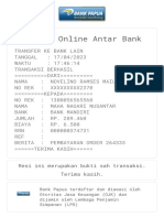 Transfer Antar Bank