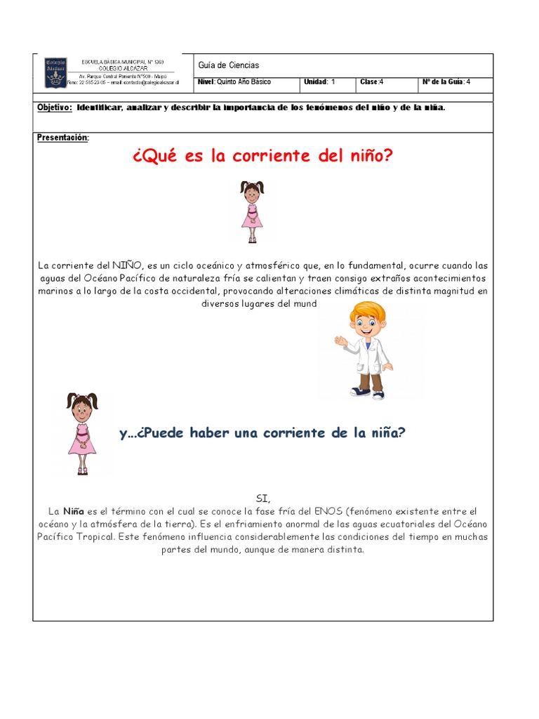 ¿Qué Es La Corriente Del Niño? | PDF | El niño | Clima