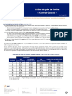 Grille de Prix Htva Contrat Garanti