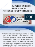 A Review Paper On Gocc Performance: National Food Authority