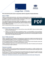 TONA Factsheet - Key Details of TONA Benchmark