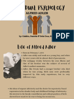 Individual Psychology: Alfred Adler