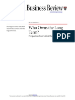 Who Owns The Long Term?: Perspectives From Global Business Leaders