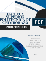 Escuela Superior Politècnica de Chimborazo: Emprendimiento