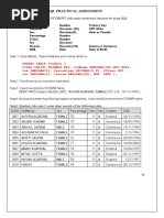 SQL Practical Assignment