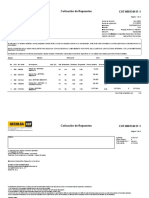 Cotización de Repuestos COT-000134411-1: Distribuidor Autorizado Caterpillar en Colombia NIT: 860002576-1