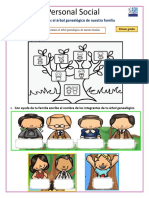 Personal Social: Conocemos El Árbol Genealógico de Nuestra Familia