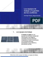 Los Equipos de Trabajo y La Gestión de Los Conflictos: Domingo Perello y Miguel Navalon