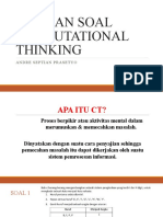 Latihan Soal Computational Thinking: Andre Septian Prasetyo