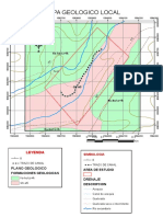 Mapa Geologico Local: Leyenda