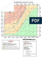 Mapa Geomorfologico Local: Leyenda