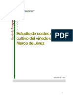 Estudio Costes Vinedo Jerez