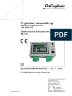 Originalbetriebsanleitung: TPI 1440 DE Elektronische Schlupfkontrolle Esk Iii