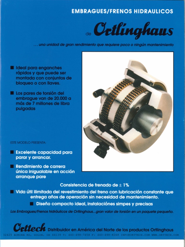 Hydraulic Brochure Spanish PDF