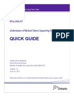 Quick Guide: Esubmission of Medical Claims Supporting Documentation