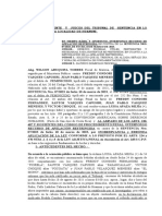 Nurej:: Señor Presidente Y Jueces Del Tribunal de Sentencia en Lo Penal #1, de La Localidad de Huanuni