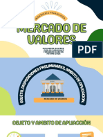IN GE NIE Ria Financie RA: Mercado de Valores