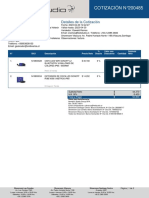 COTIZACIÓN N°200485: Datos Del Cliente Detalles de La Cotización