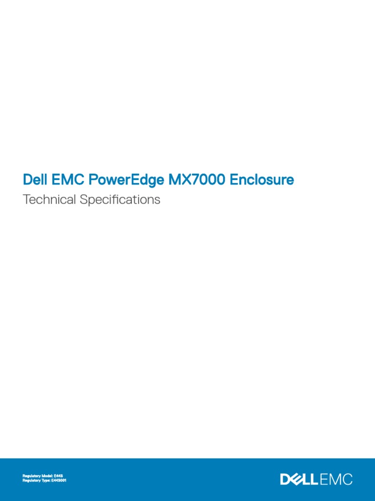 Poweredge mx7000 - Owners Manual2 - en Us | PDF | Power Supply | Usb