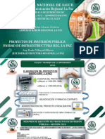 Proyectos de Inversión Publica Unidad de Infraestructura Reg. La Paz