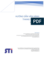 Hướng Dẫn Vận Hành Thang Vận Số 2: Model: STI-E2-50