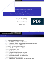 Factors Determining Exchange Rates