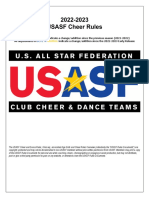USASF Cheer Rules 22-23