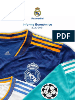 Informe Economico Real Madrid 2020-21