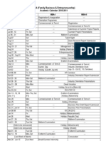 FBE 10-11 Academic Calendar - Handbook