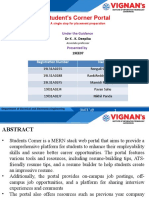 Student's Corner Portal: Under The Guidance