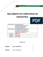 Reglamento de Competencia de Basquetbol: Celular: (55) 29 00 31 11