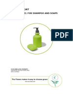 EU Ecolabel For Shampoo and Soaps