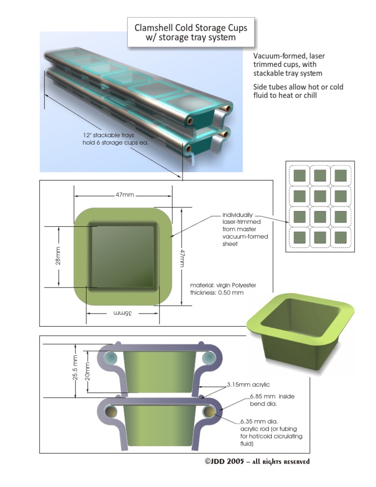 Stackable Clamshell Storage Cups System | PDF | Cooking, Food & Wine ...