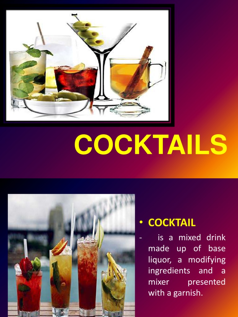 Cocktail 130714132757 Phpapp02 | PDF | Drink | Cocktails