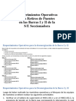 Requerimientos Operativos para Retiros de Puentes Enlasbarrasiyiidela S/E Seccionadora