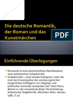 Die Deutsche Romantik (I)