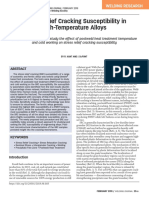 2019 - KANT - Stress Relief Cracking Susceptibility in High-Temperature Alloys