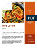 Thai Curry: Zutaten