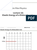 Lecture - 16 - TFP - Elastic Energy of Dislocation - 2021 - Spring - 20210406
